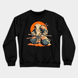 bear samurai Crewneck Sweatshirt